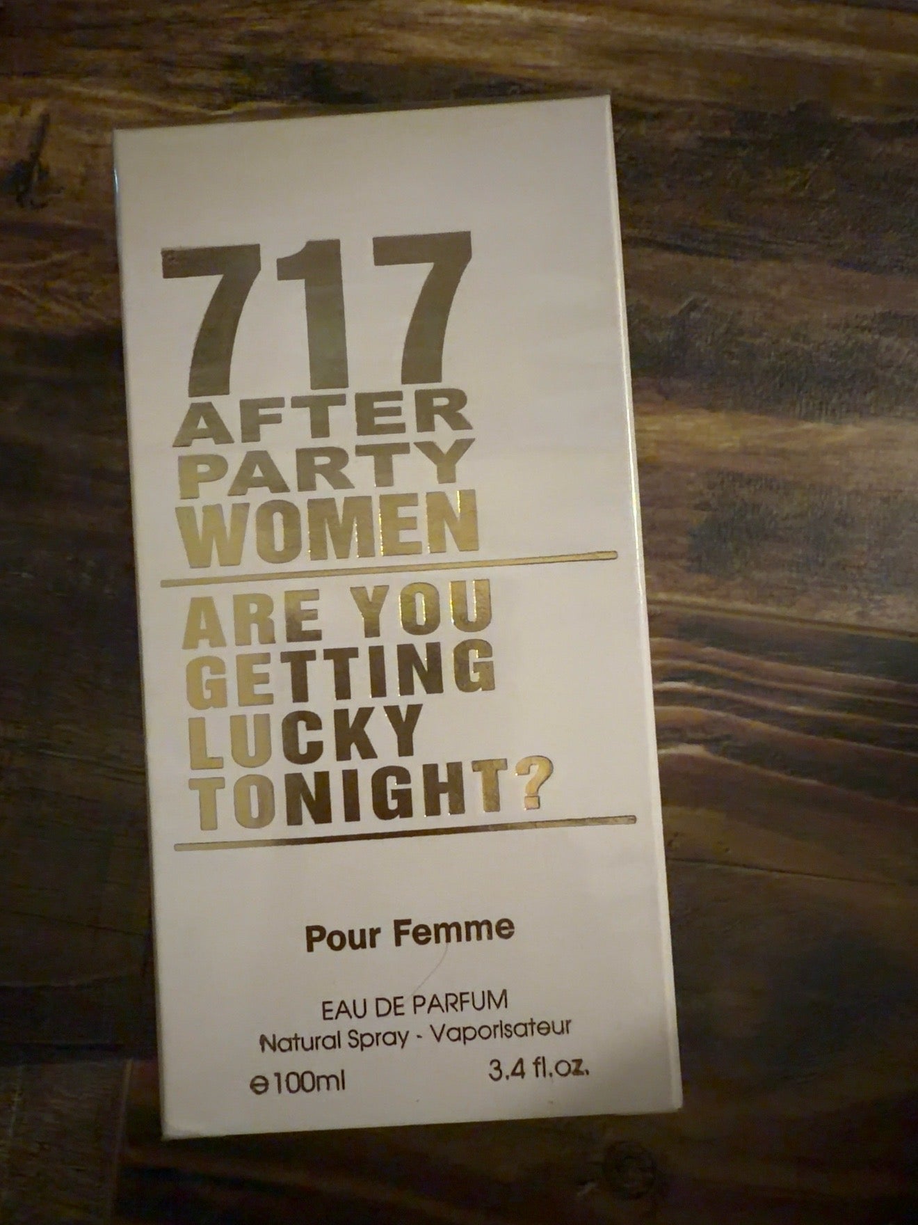 717 After Party Women Eau de Parfum 100 ml box
