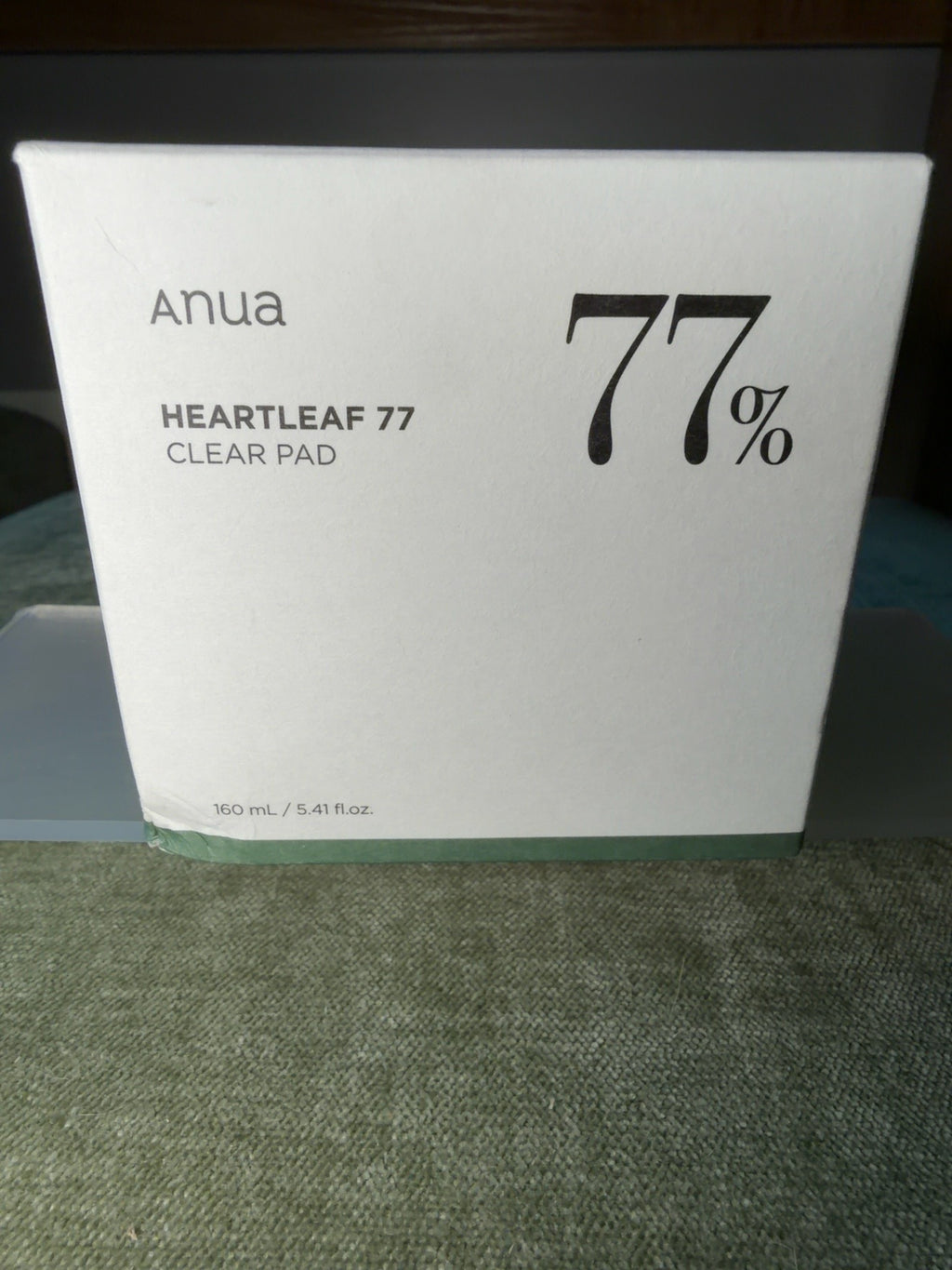 Anua Heartleaf 77 Clear Pad 70 pads, 160 mL front packaging