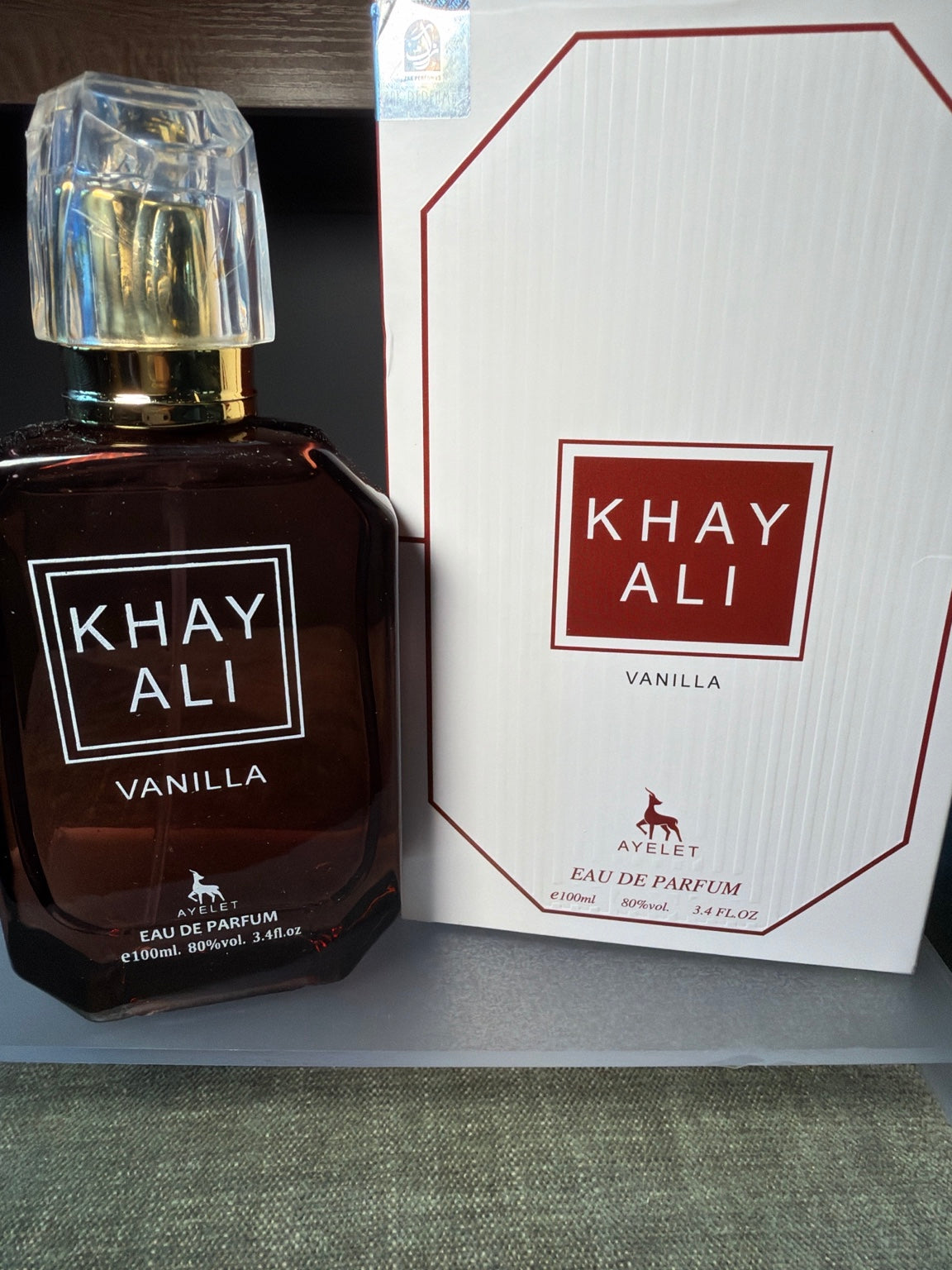 Ayelet Khay Ali Vanilla Eau de Parfum 100 ml bottle and box