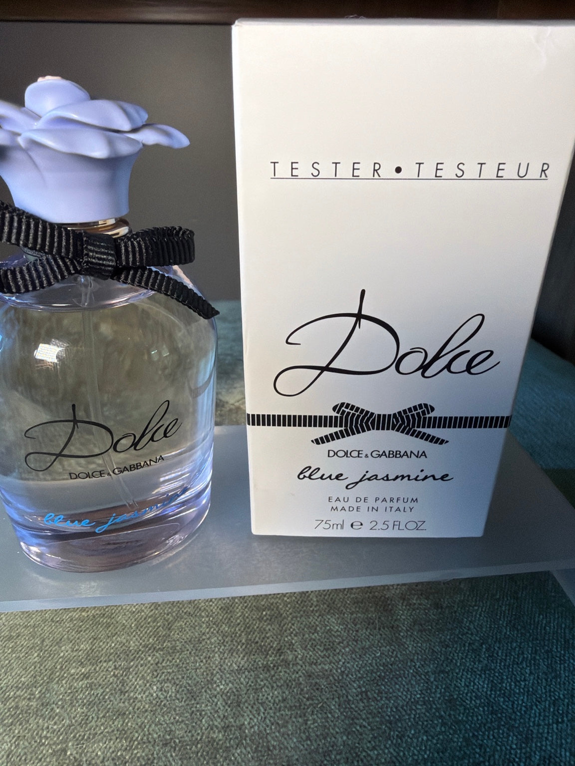 Dolce & Gabbana Dolce Blue Jasmine Eau de Parfum 75 ml tester bottle and box