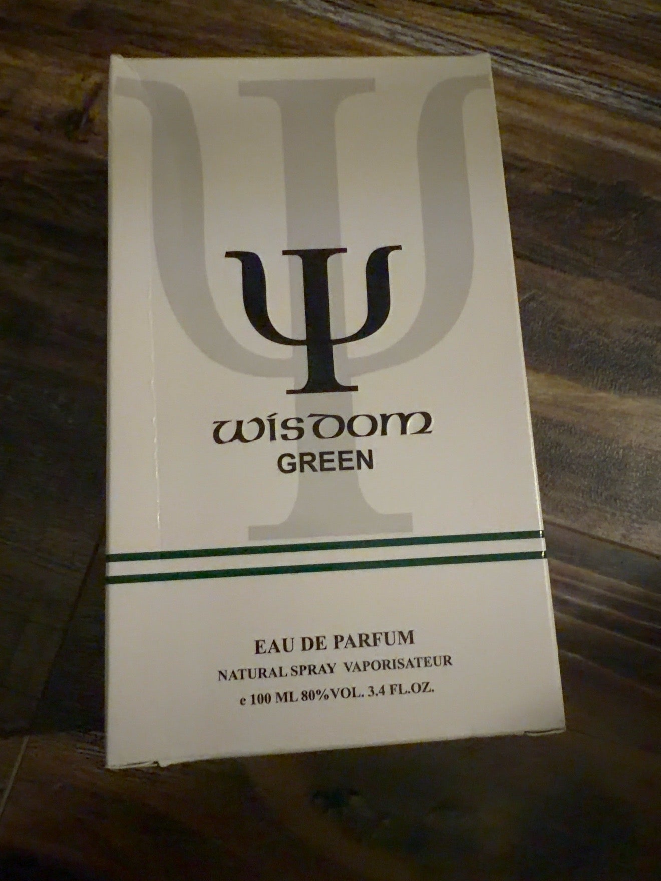 Wisdom Green Eau de Parfum 100 ml box